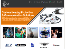 Tablet Screenshot of hearingprotection.co.uk